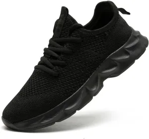 Mens Walking Shoes Running Trainers Sneakes Athletic Gym Fitness Sport Shoes Non Slip Breathable Mesh Comfortable Workout Fashion Slip On