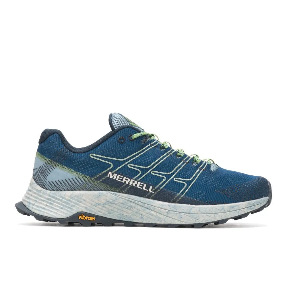 Merrell Moab Flight - Mens Trail Trainer In Poseidon(Blue)