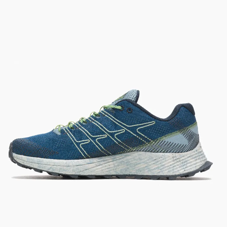 Merrell Moab Flight - Mens Trail Trainer In Poseidon(Blue)