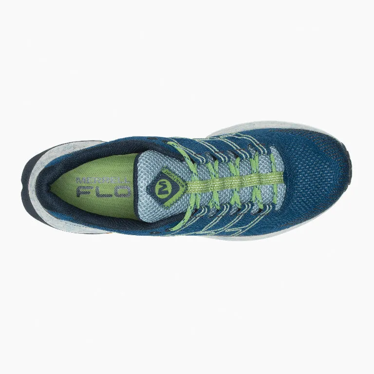 Merrell Moab Flight - Mens Trail Trainer In Poseidon(Blue)