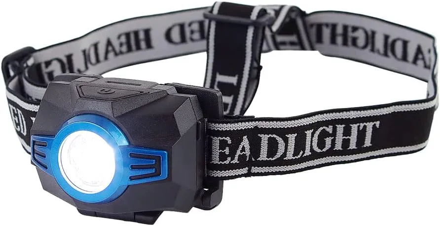 MichaelPro MP008001 Headlamp, Professional LED Headlamp, Ultra Bright Headlight, High Lumens Waterproof Head Flashlight for Adults, Camping, Outdoors & Hard Hat Work, Long Run Time Headlight
