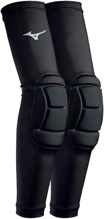 Mizuno MZO Padded Sleeves - Black, Canvas, One Size Fits All, Adults, Unisex