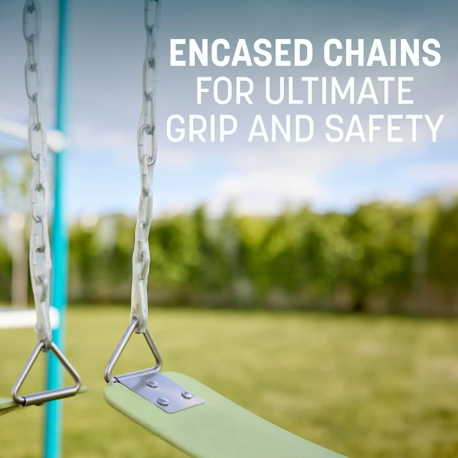 Modular Jungle Gym Set for Kids by ACTIVPLAY, Outdoor Playset, Swing, Slide, Monkey Bars, Jungle Line, Hanging Bridge, Rust Resistant, Adjustable Platforms with Safety Grooves, Heavy Duty Metal Frame