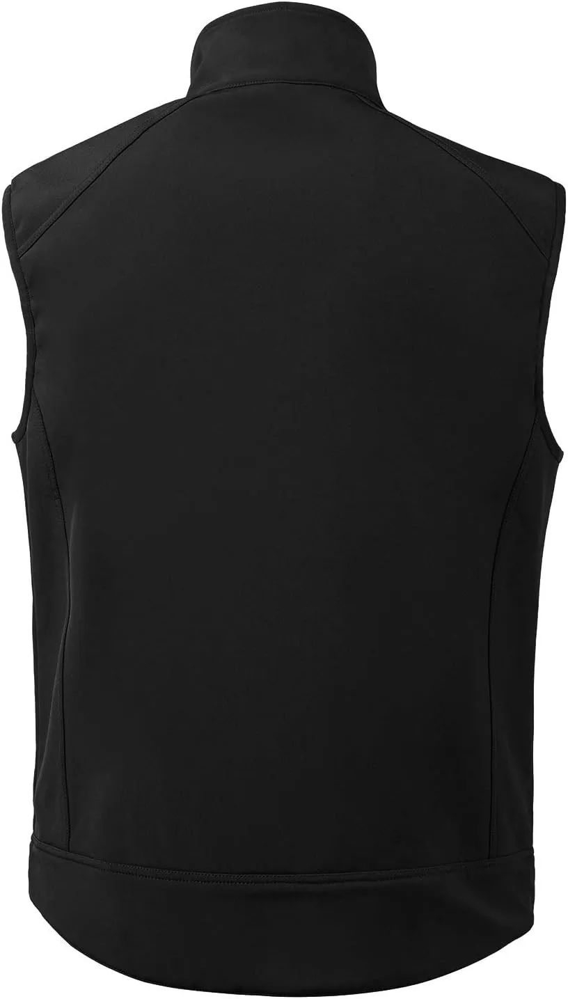 MOHEEN Men's Fleece Vest Outdoor Full Zip Softshell Sleeveless Jacket with Pockets