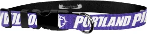 Moose Racing University of Portland Dog Collar - Deluxe Adjustable Dog Collars, 3/4" Wide Collar Adjusts 11-1/2 – 17-1/2", Medium, Pilots On Purple