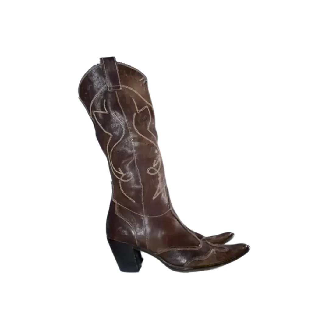 MV246#Vintage Tall Boots.