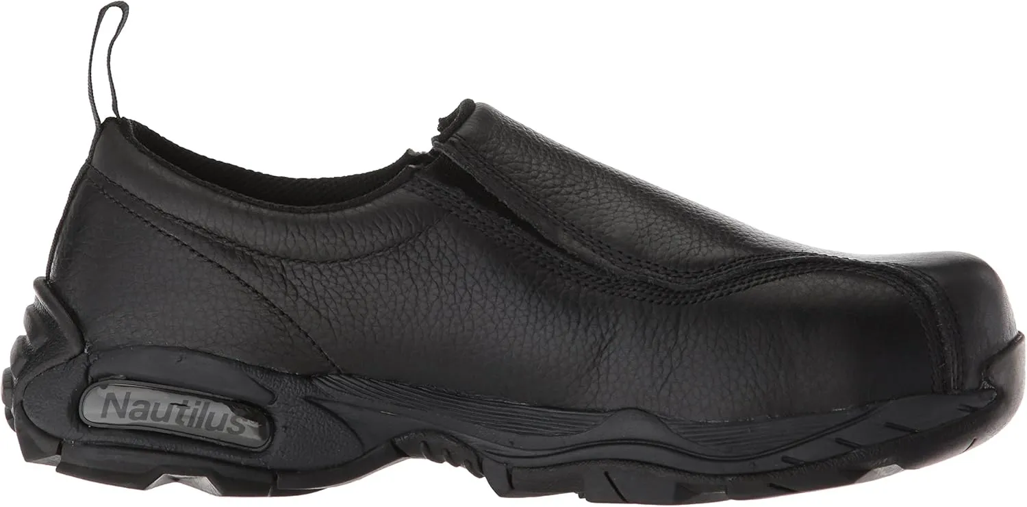 Nautilus Men's, Black, Steel Toe, SD, Twin Gore Slip On