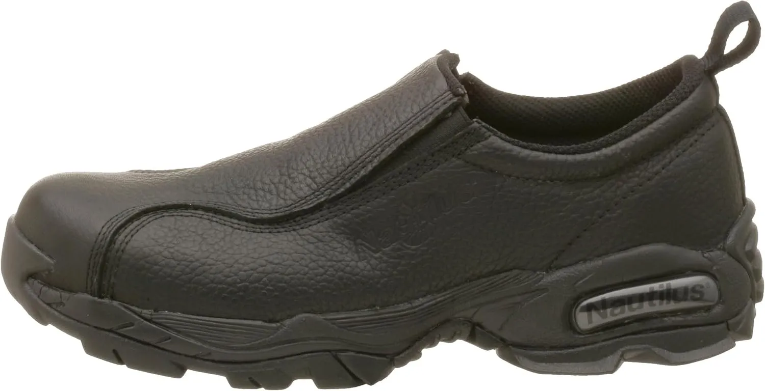 Nautilus Men's, Black, Steel Toe, SD, Twin Gore Slip On