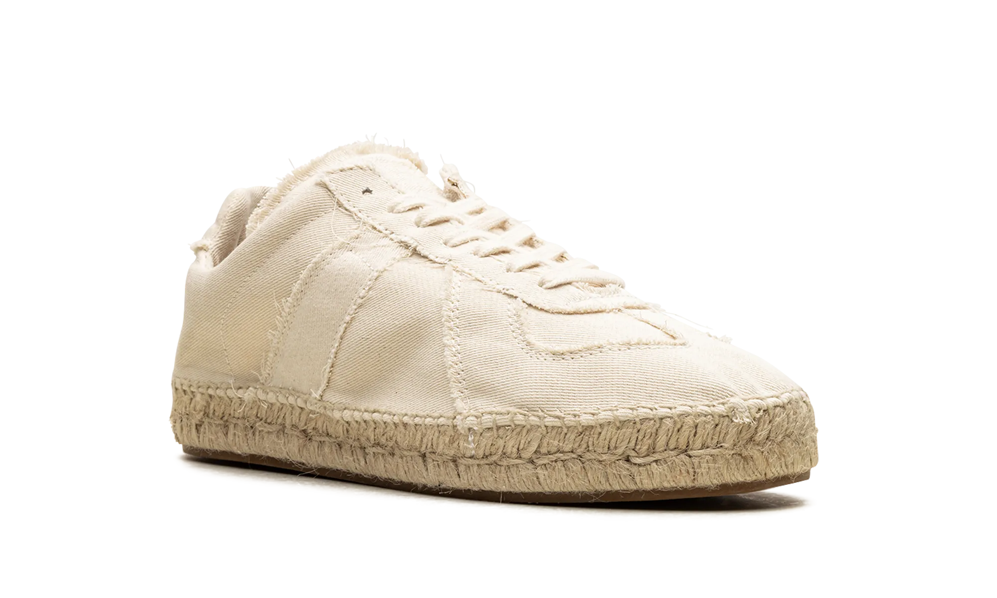 Neutral Replica Espadrille Sneakers "White"