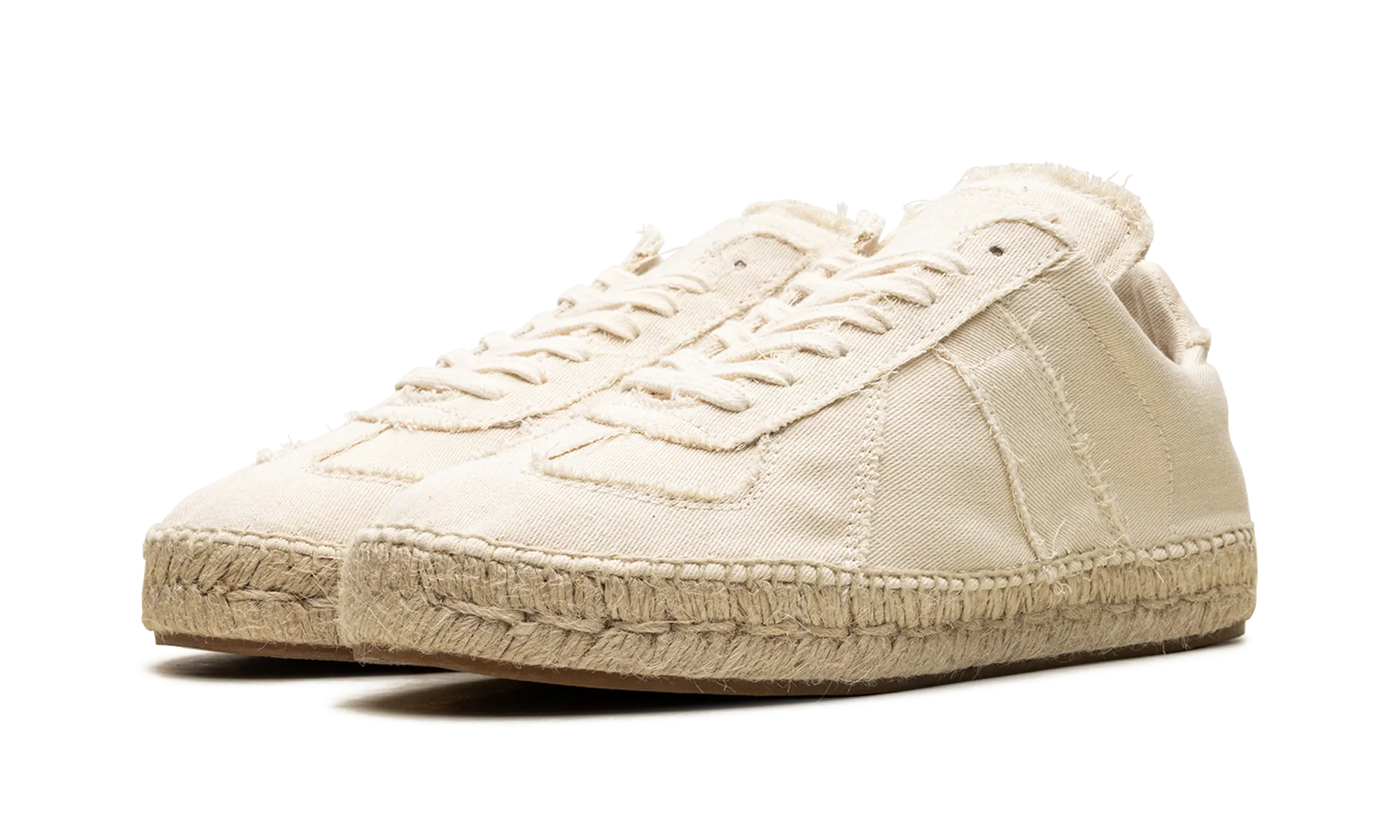 Neutral Replica Espadrille Sneakers "White"