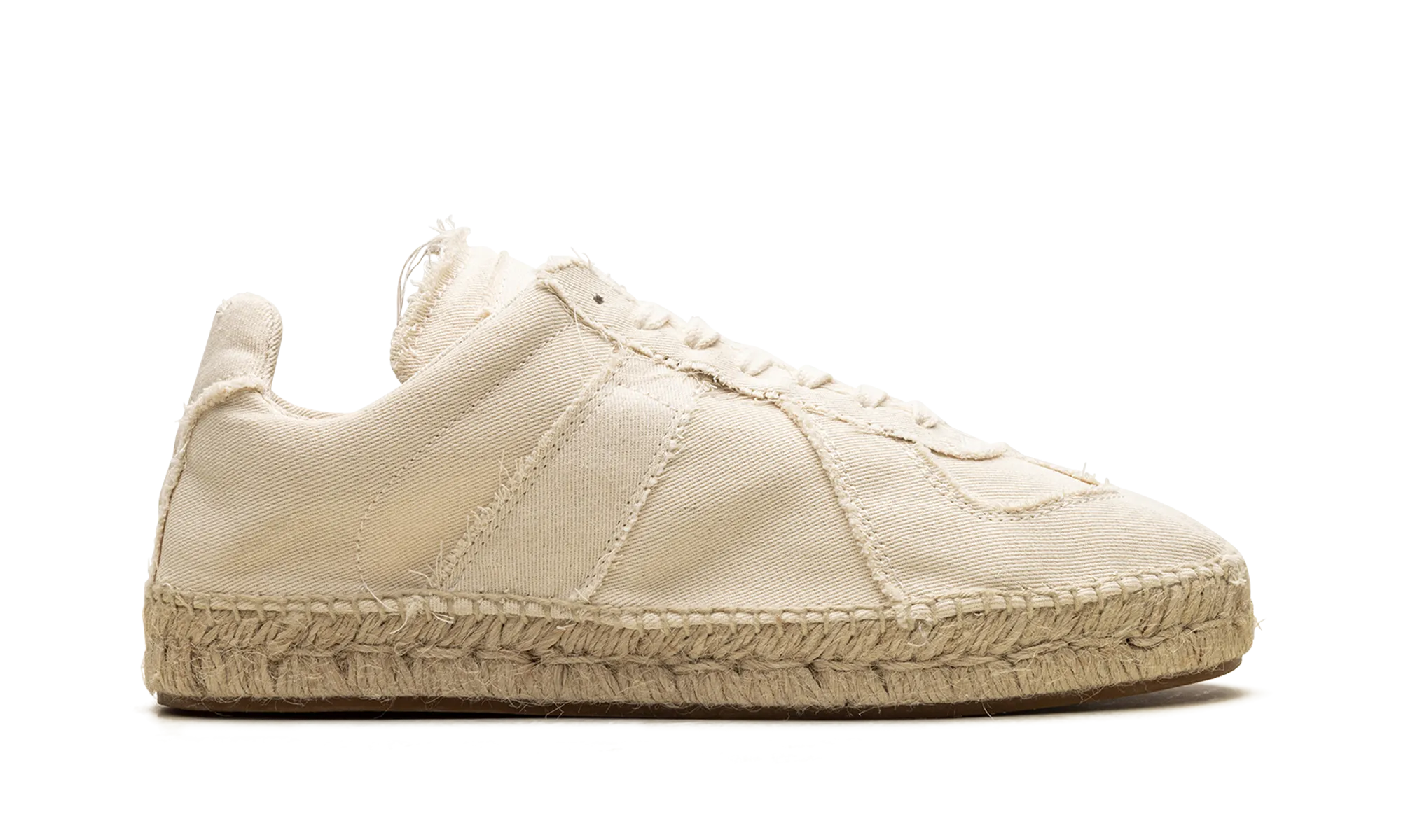 Neutral Replica Espadrille Sneakers "White"