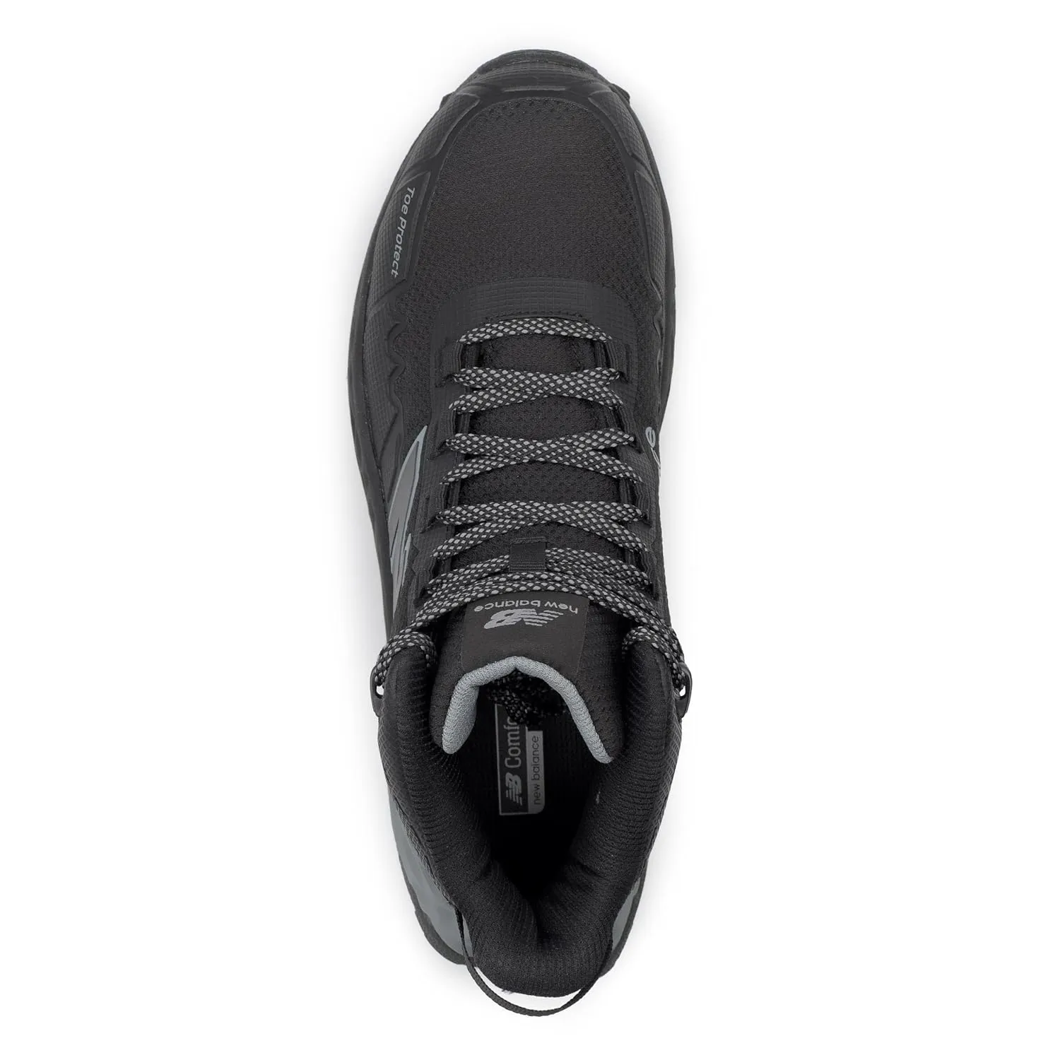 New Balance Fresh Foam Cremorne Composite Toe Safety Shoes for Men - Non Slip, Electrical Hazard - Black/Grey, Mid
