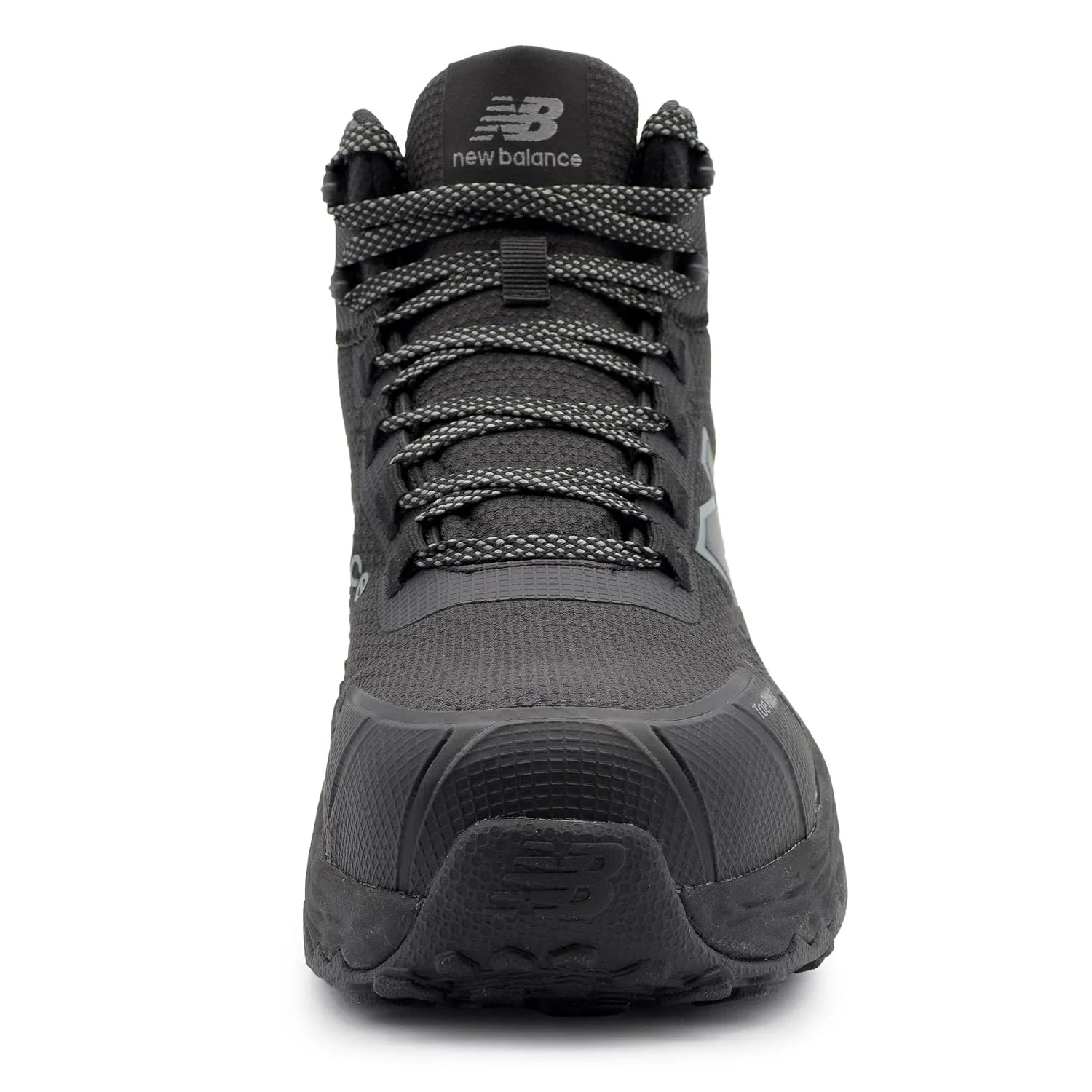 New Balance Fresh Foam Cremorne Composite Toe Safety Shoes for Men - Non Slip, Electrical Hazard - Black/Grey, Mid