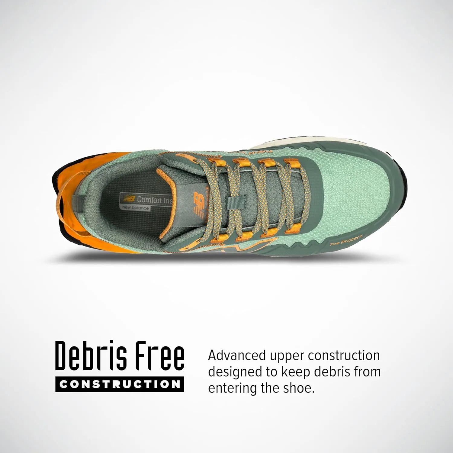 New Balance Fresh Foam Cremorne Composite Toe Safety Shoes for Women - Non Slip, Electrical Hazard - Wide, Aqua, Low Rise