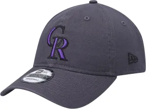 New Era MLB Core Classic 9TWENTY Graphite Charcoal Color Adjustable Hat Cap One Size Fits All