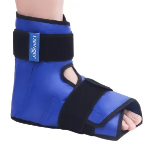 NEWGO Ice Pack Foot Ankle Ice Pack Wrap for Plantar Fasciitis, Foot Surgery Recovery, Hot Cold Therapy Ice Boot Foot for Bunions, Ankle Injury, Swelling, Burning Feet - Blue