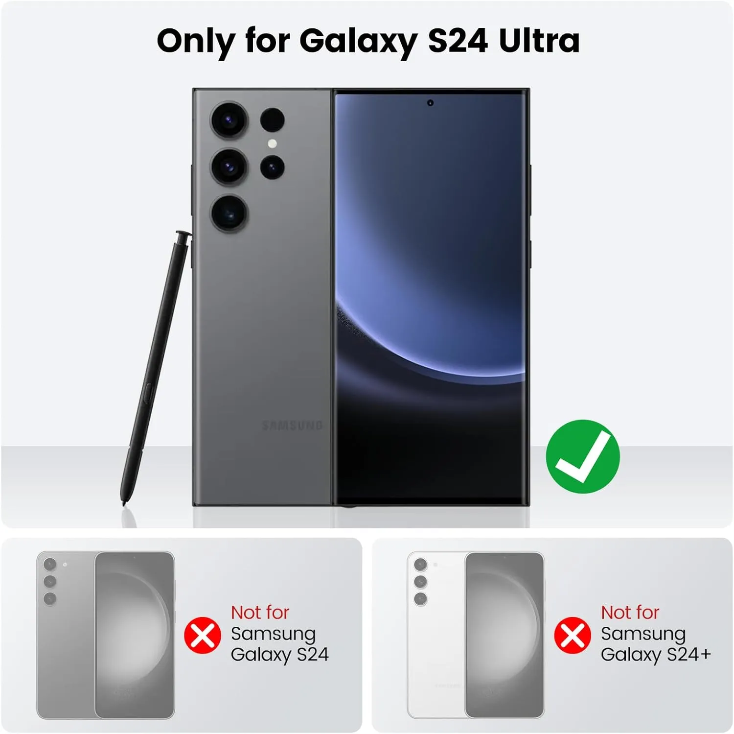 Nillkin Galaxy S24 Ultra Magnetic Case with Kickstand,CamShield Prop S24 Ultra 5G Case with Camera Cover, Compatible with Magsafe, 6.8 inch (Blue)