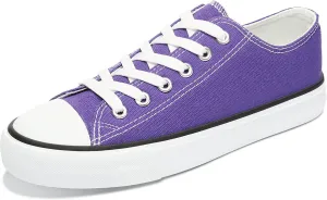 Obtaom Unisex Canvas Shoes Low Top Fashion Sneakers Slip on Walking Shoe
