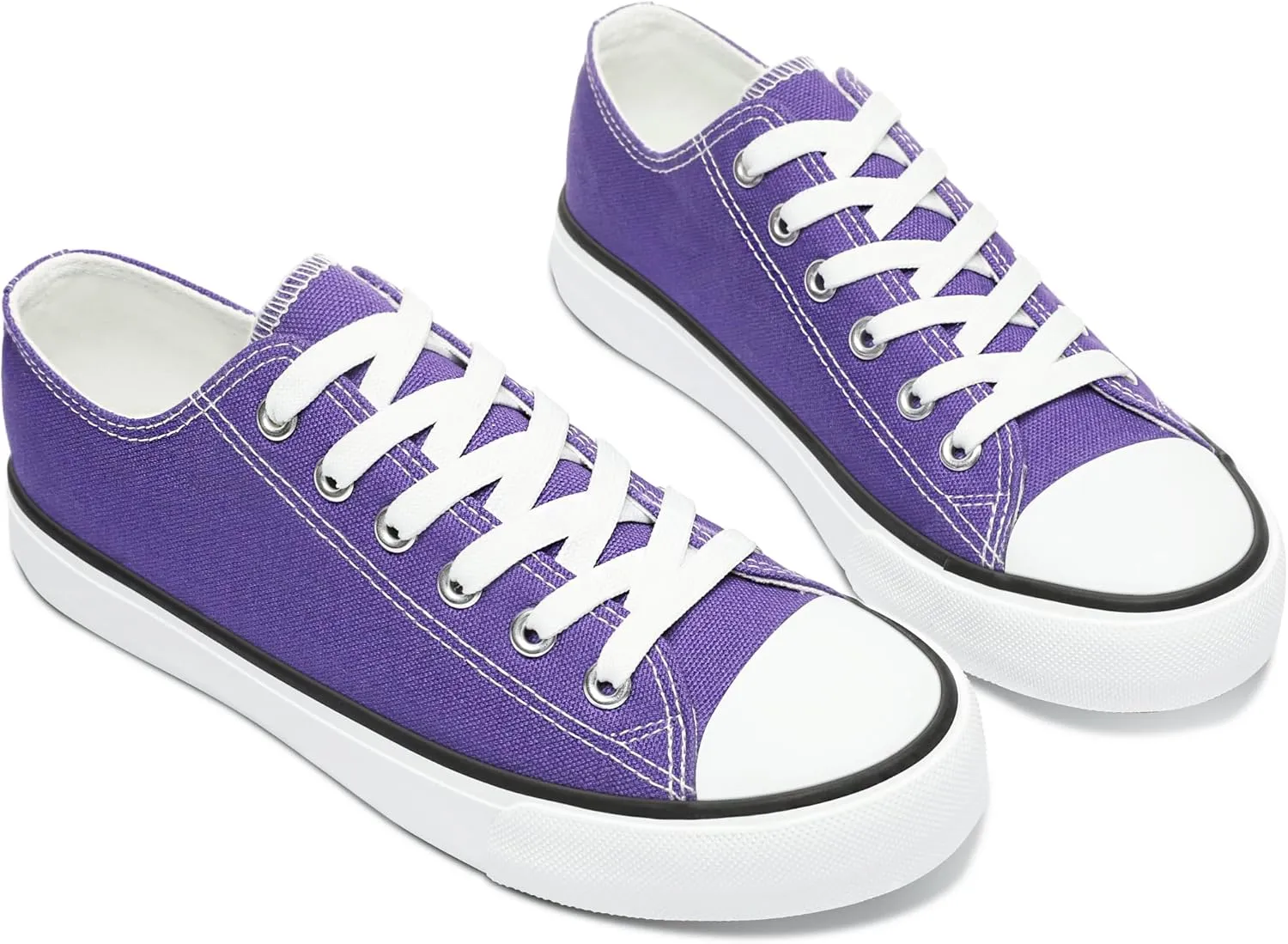Obtaom Unisex Canvas Shoes Low Top Fashion Sneakers Slip on Walking Shoe