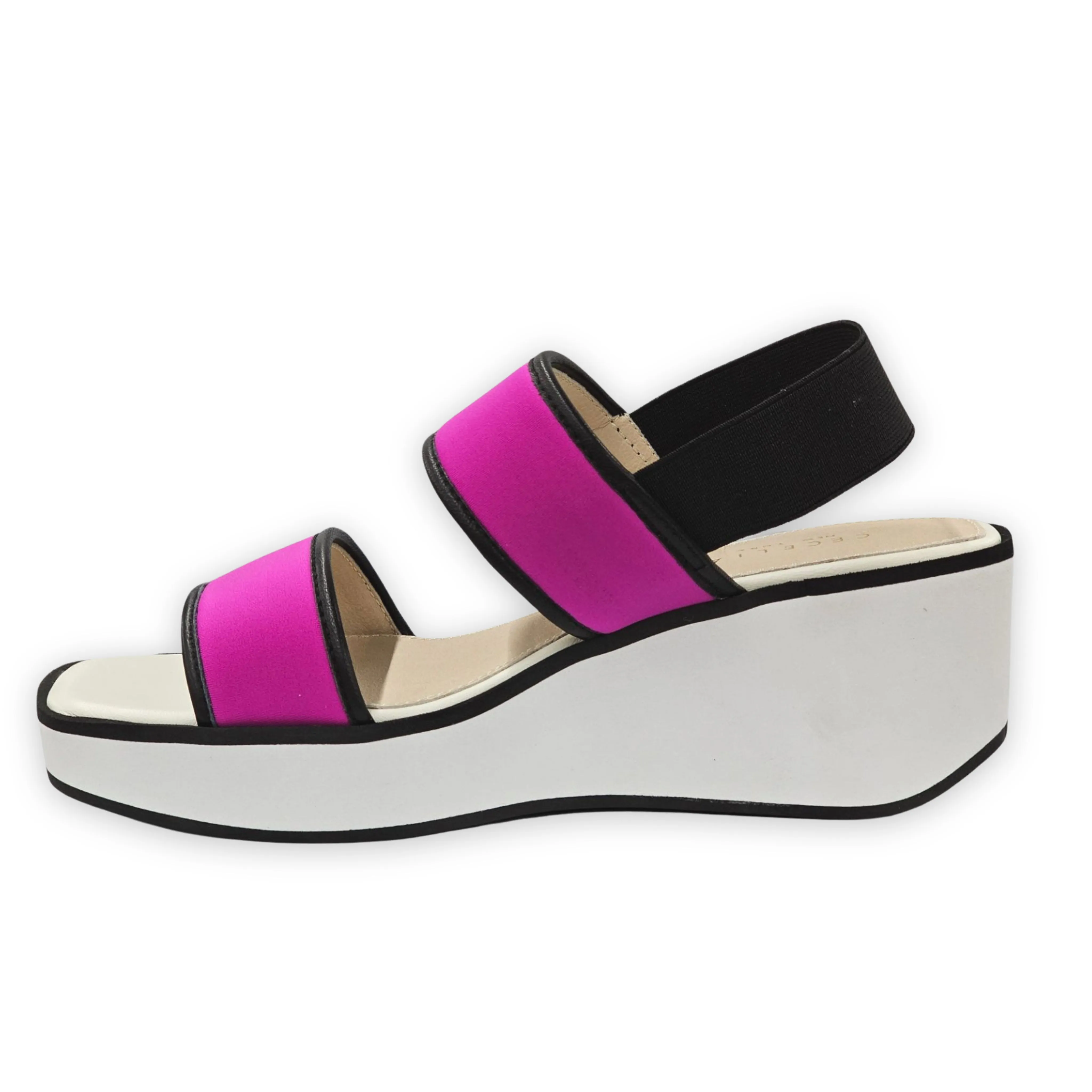 On Toe Open Strappy Believe Complete range Berry Slip Platform New York Cecelia Crowd-pleaser Upper Sandals