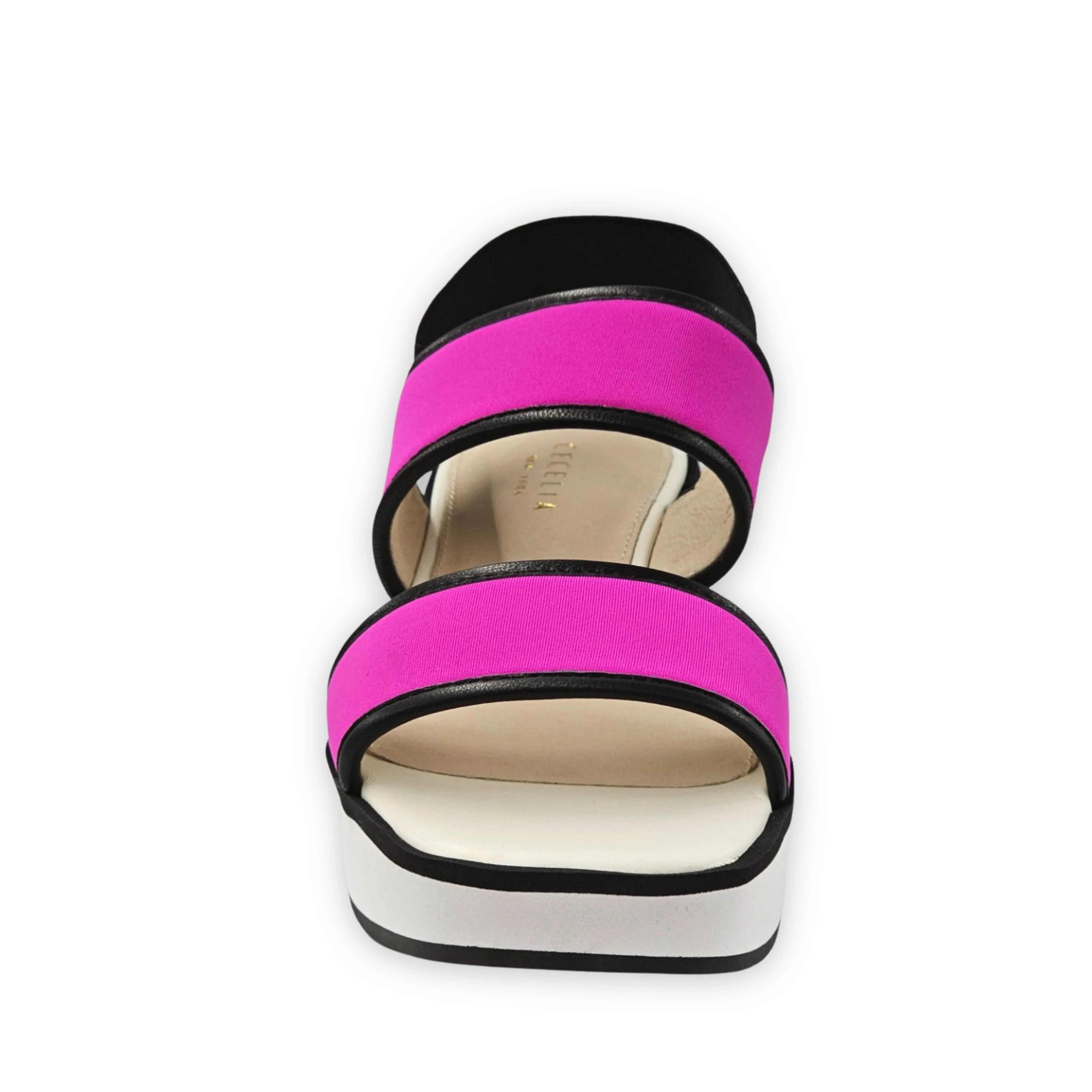 On Toe Open Strappy Believe Complete range Berry Slip Platform New York Cecelia Crowd-pleaser Upper Sandals