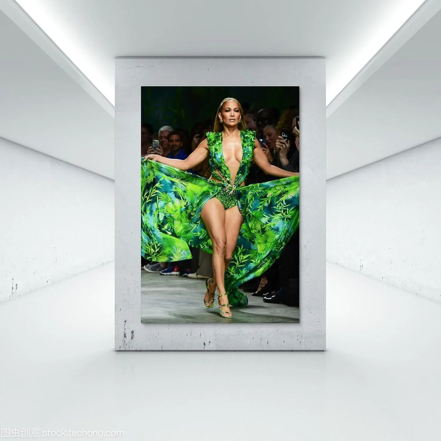 ORtte Jennifer Lopez Sexy Charming Poster Painting On Canvas Wall Art Scroll Picture Print Living Room Walls Decor Homes 24x36inch(60x90cm)