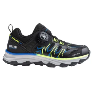 Pablosky Boys Waterproof Trainer- Black/Green