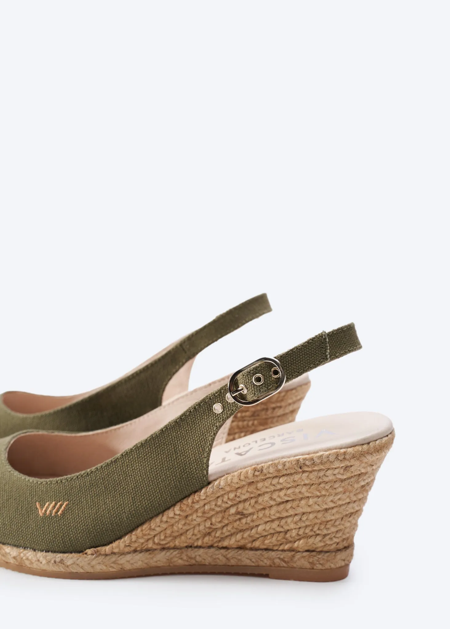 Palomera Limited Edition Canvas Espadrille Wedges by Viscata