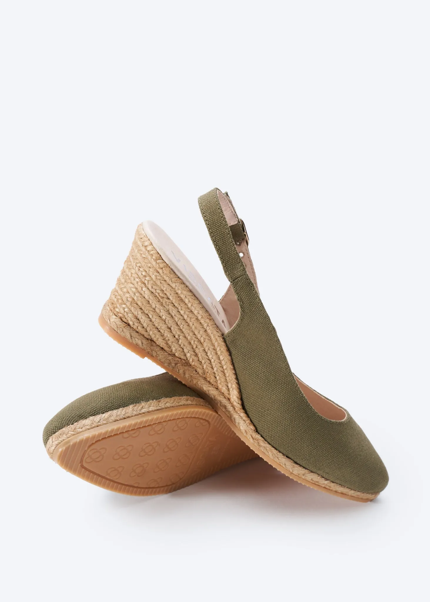 Palomera Limited Edition Canvas Espadrille Wedges by Viscata