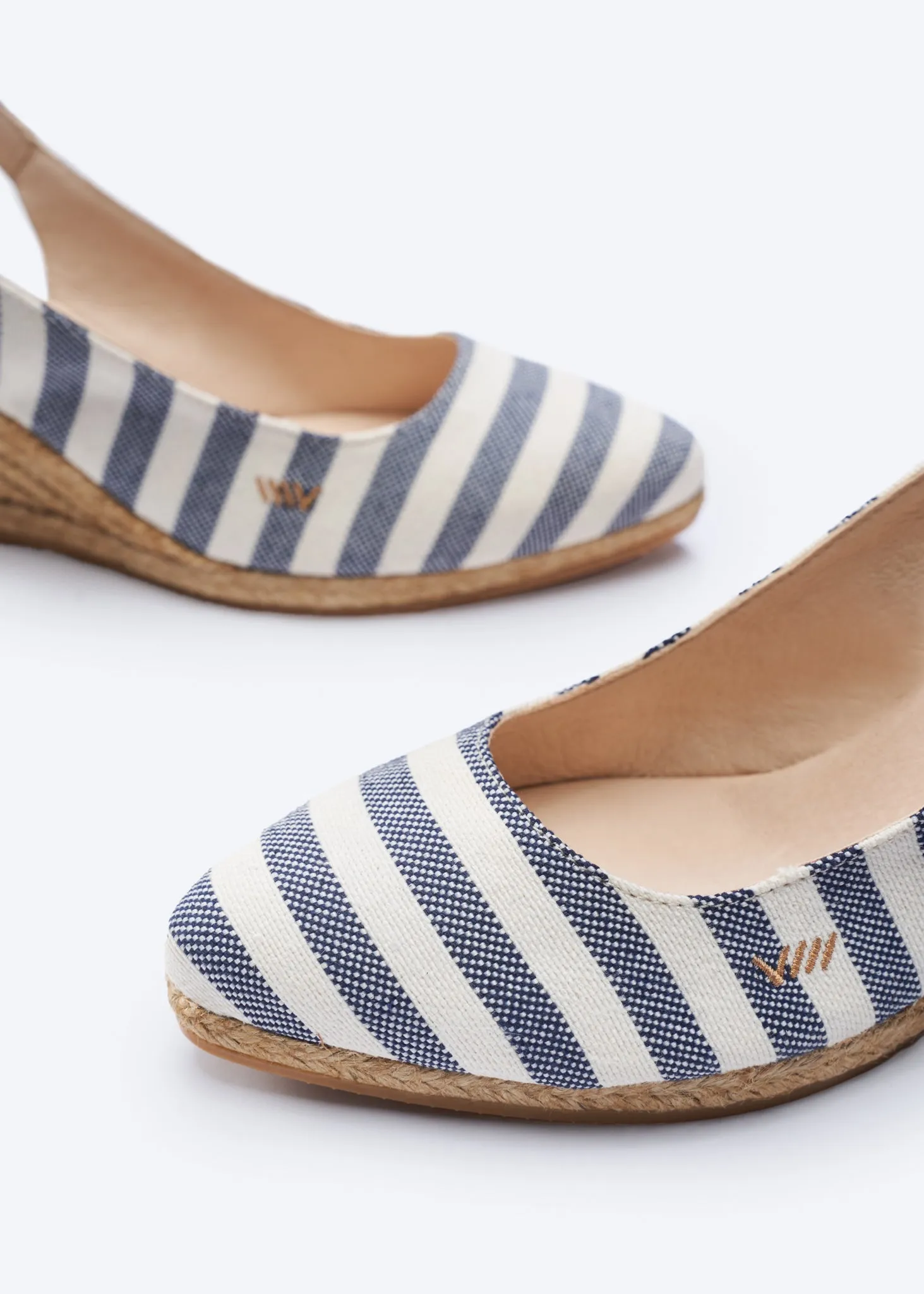 Palomera Limited Edition Canvas Espadrille Wedges by Viscata