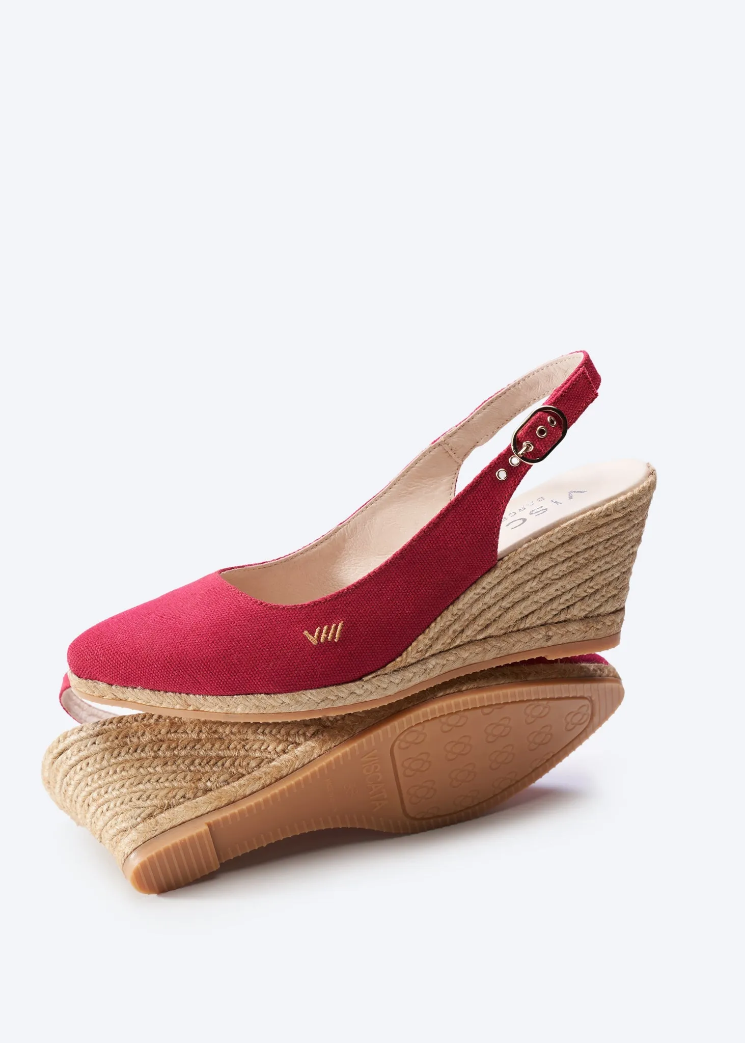 Palomera Limited Edition Canvas Espadrille Wedges by Viscata