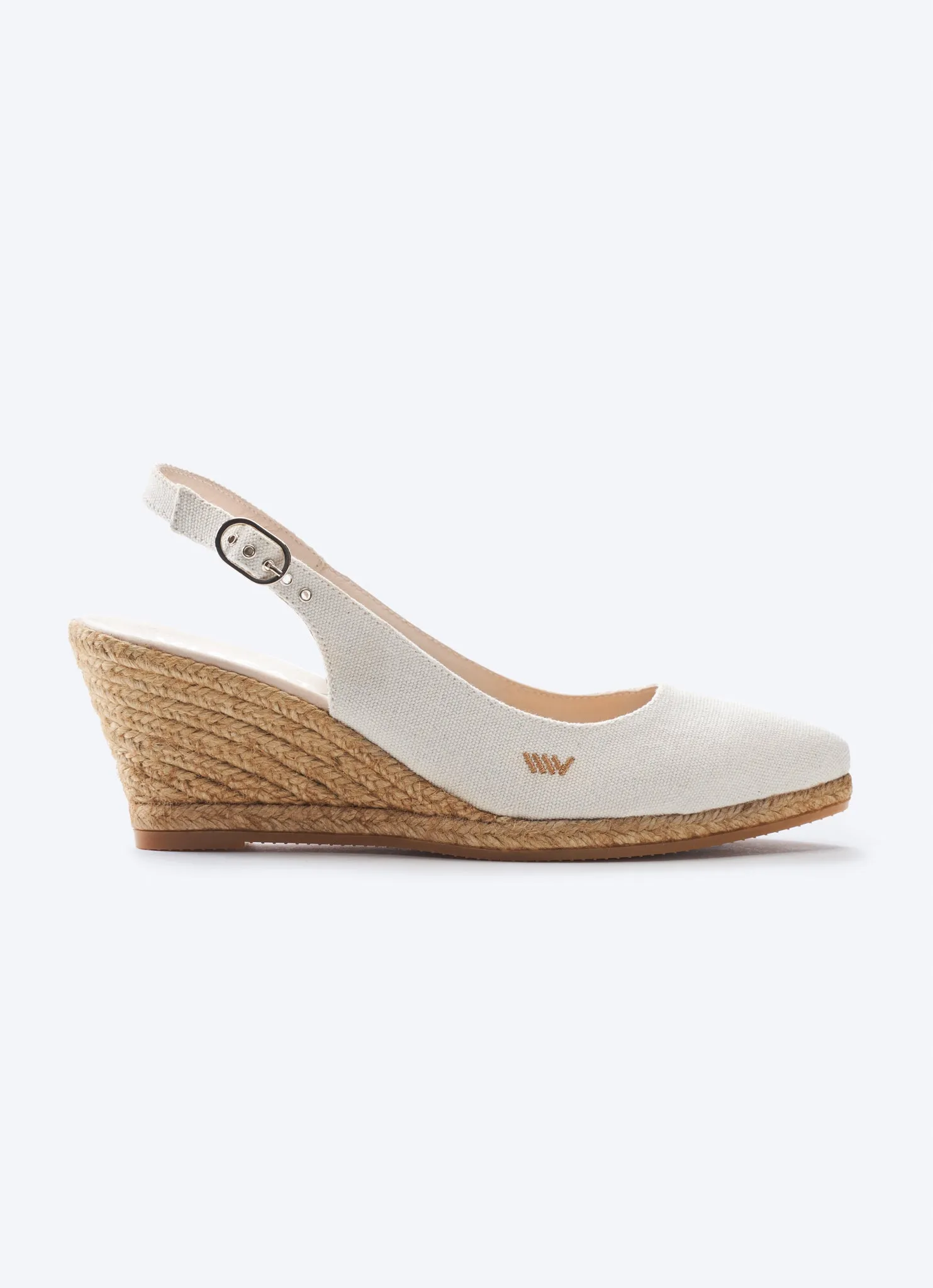 Palomera Limited Edition Canvas Espadrille Wedges by Viscata