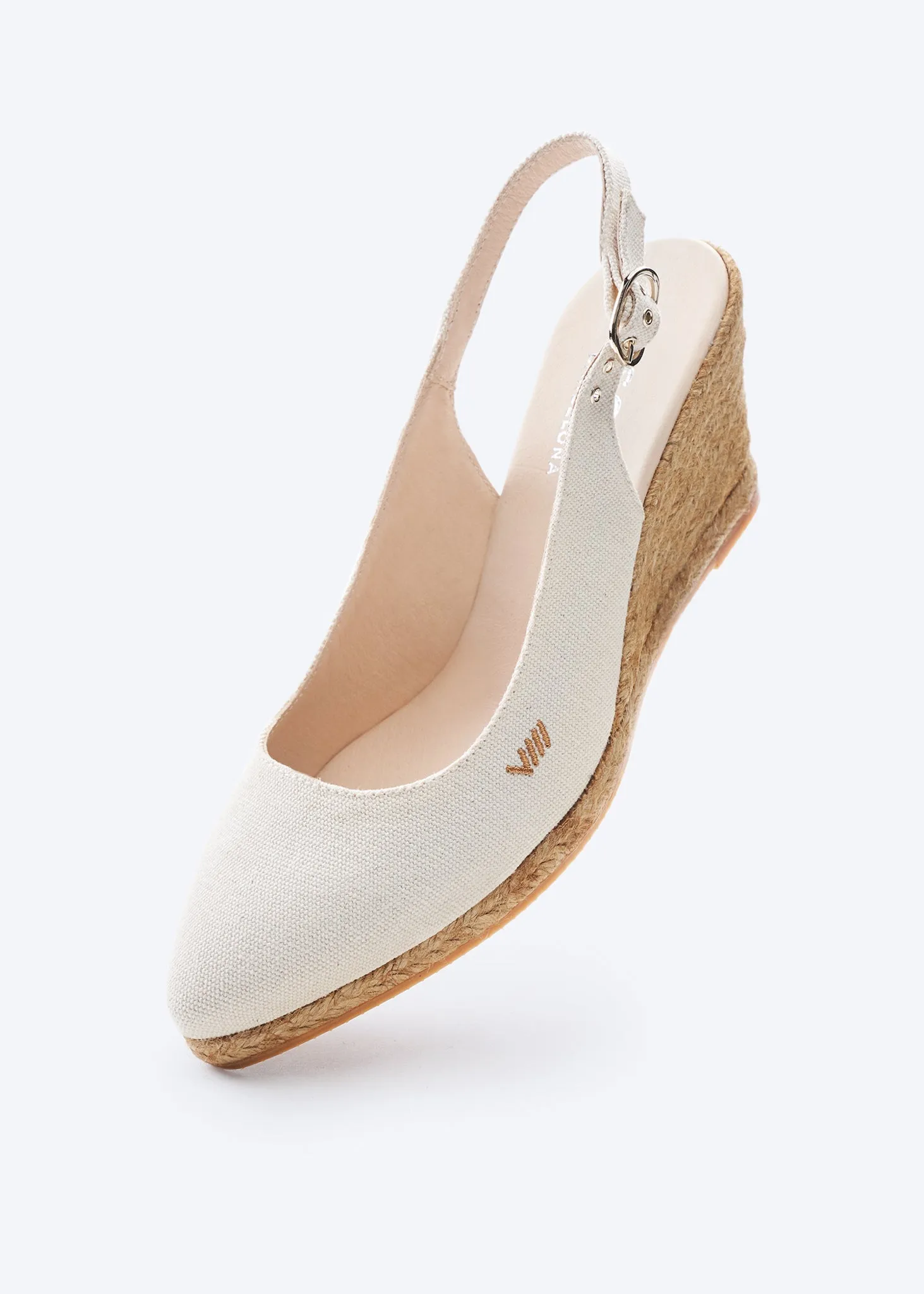 Palomera Limited Edition Canvas Espadrille Wedges by Viscata