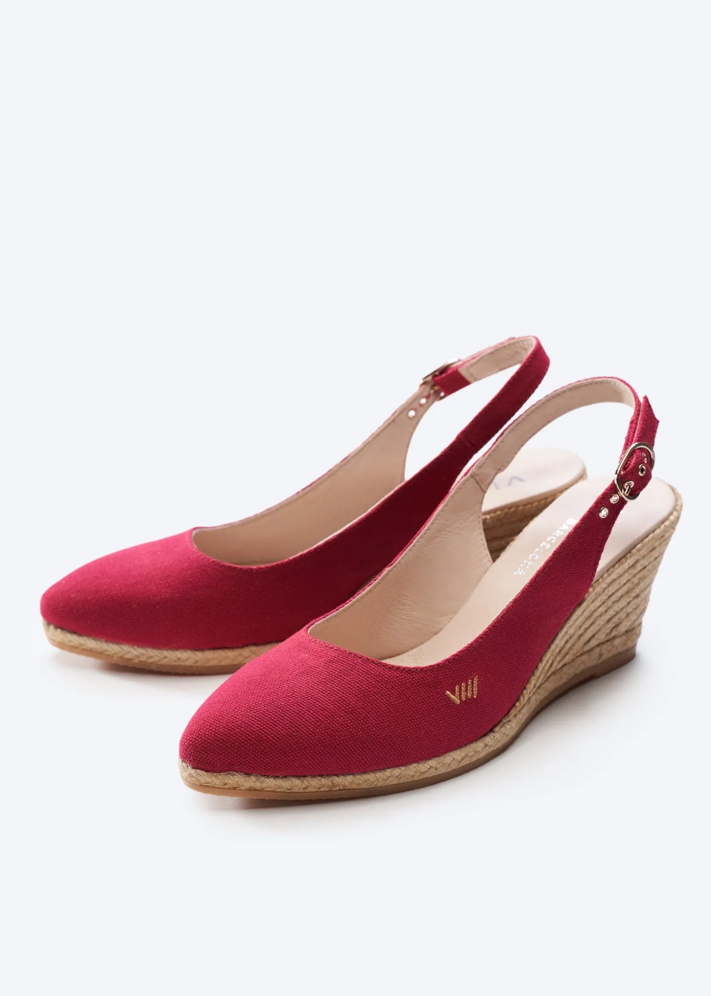 Palomera Limited Edition Canvas Espadrille Wedges by Viscata