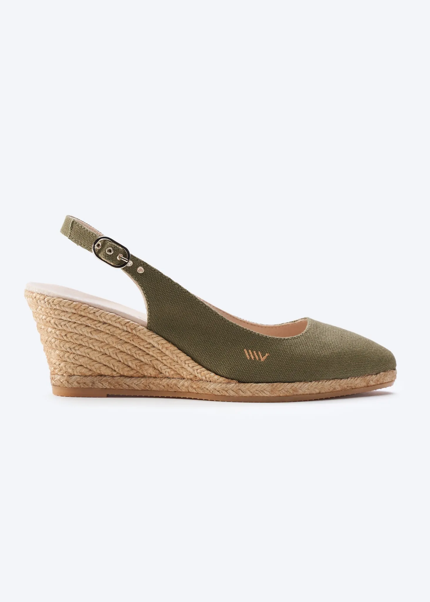 Palomera Limited Edition Canvas Espadrille Wedges by Viscata