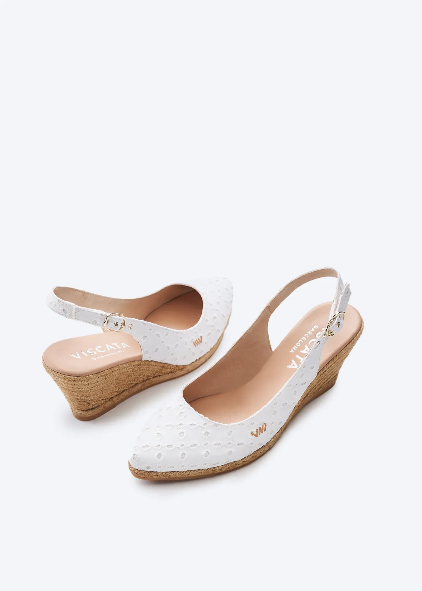 Palomera Limited Edition Canvas Espadrille Wedges by Viscata