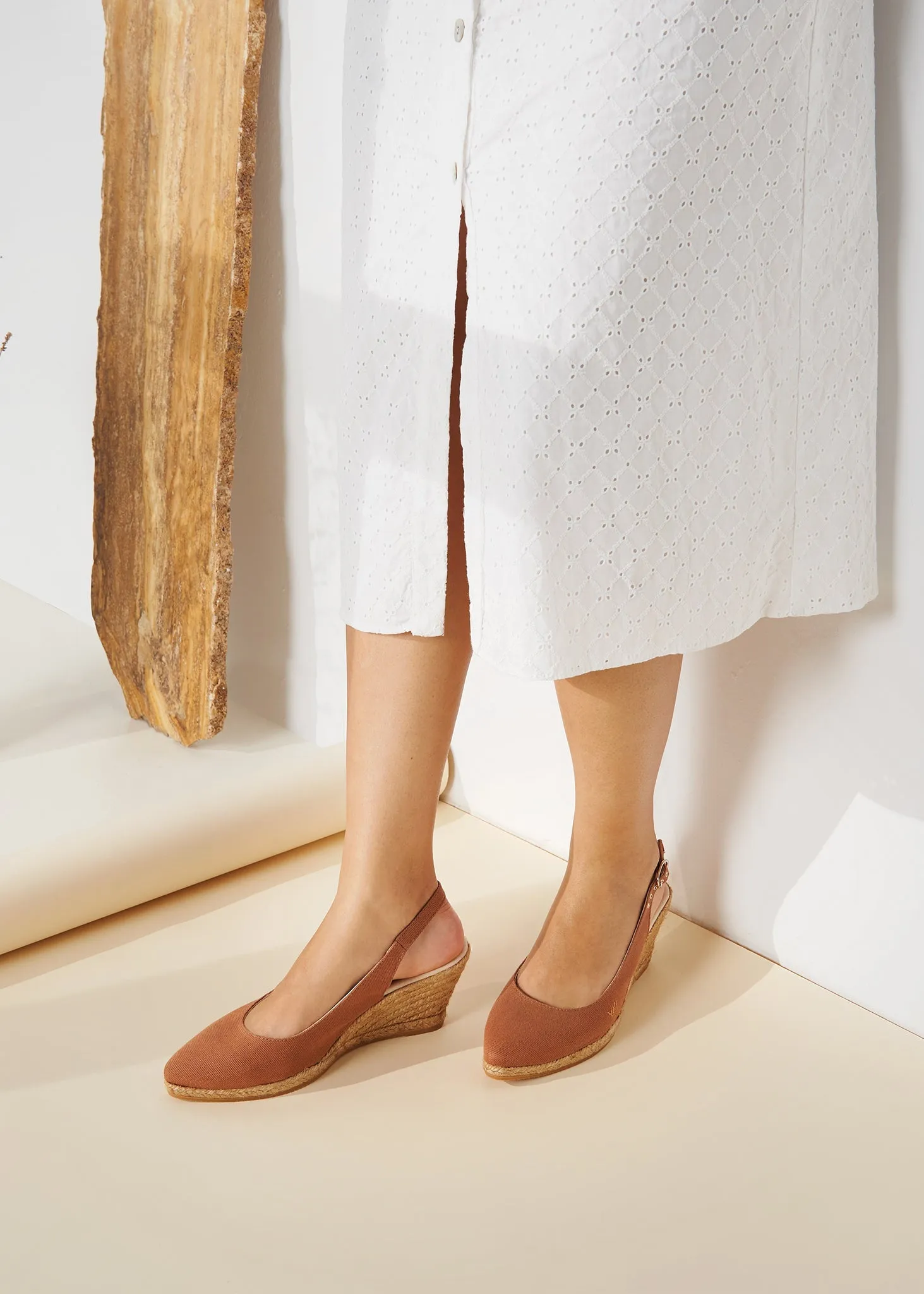 Palomera Limited Edition Canvas Espadrille Wedges by Viscata