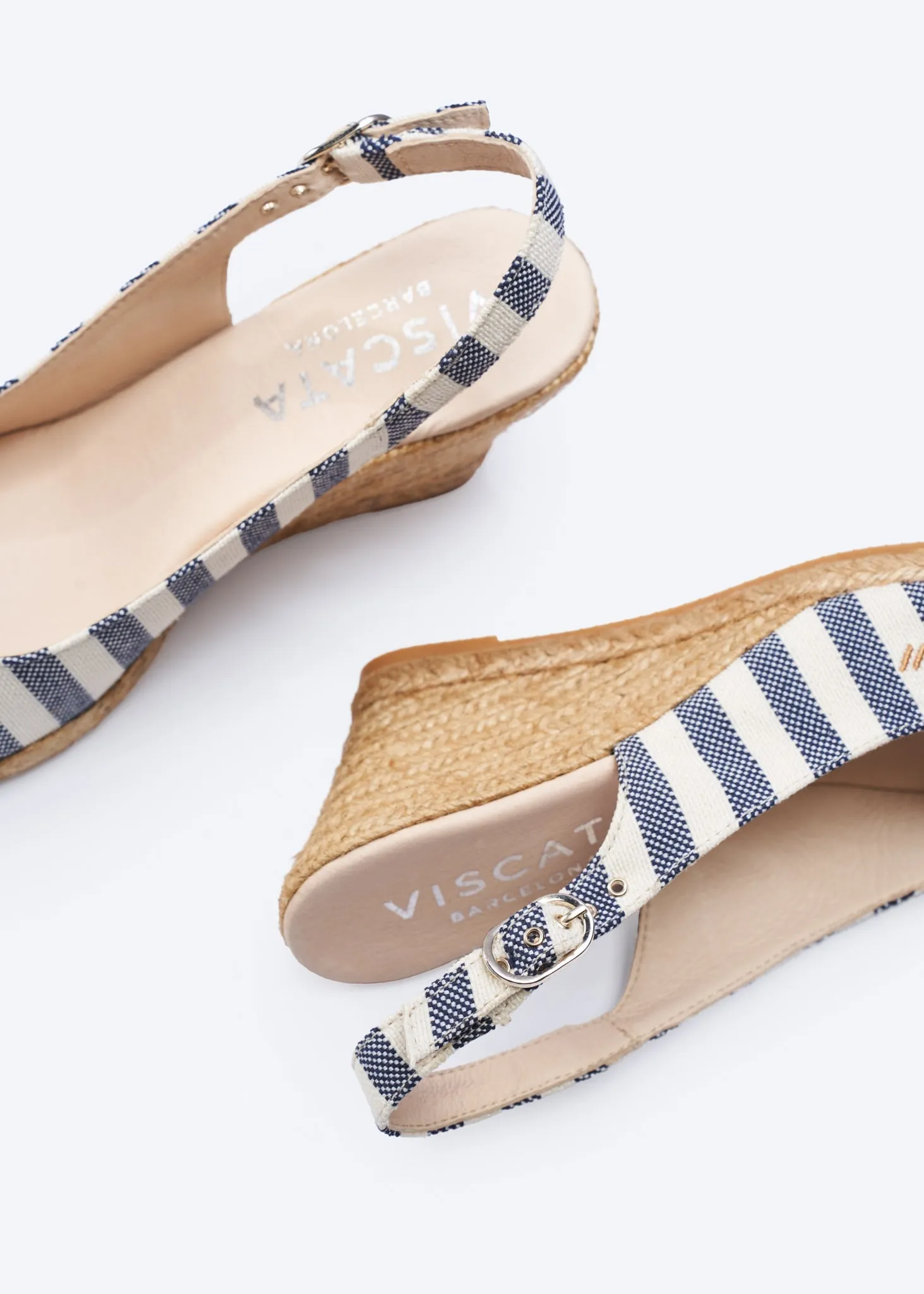 Palomera Limited Edition Canvas Espadrille Wedges by Viscata