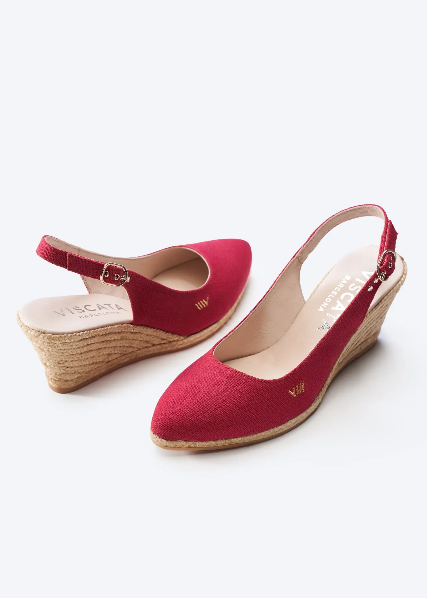 Palomera Limited Edition Canvas Espadrille Wedges by Viscata