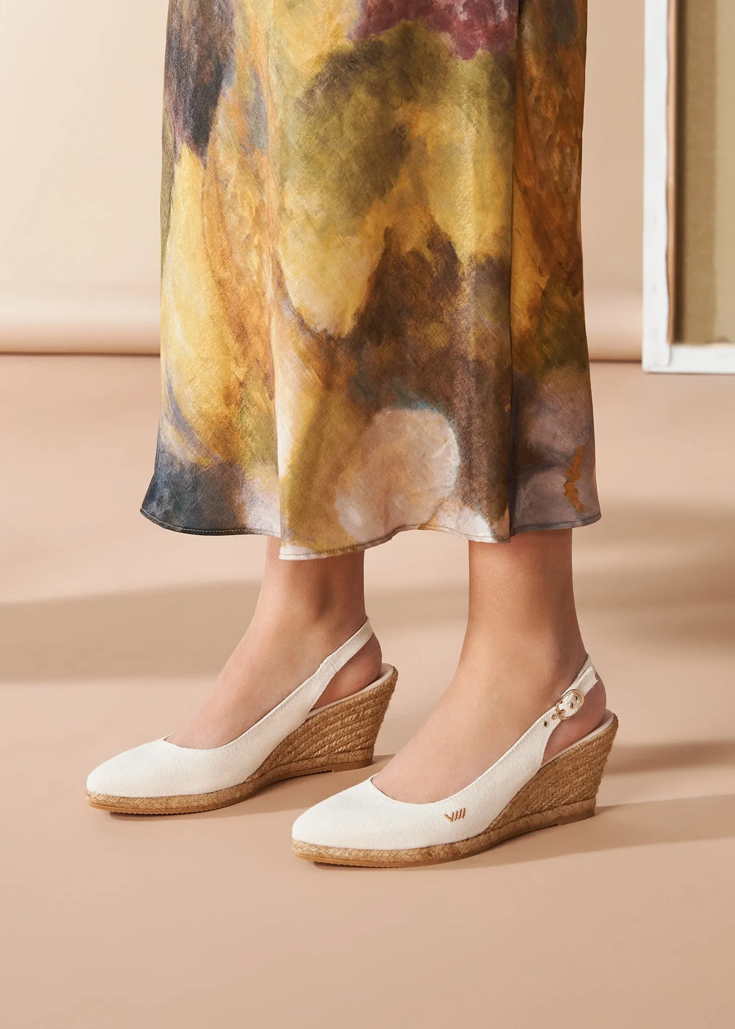 Palomera Limited Edition Canvas Espadrille Wedges by Viscata
