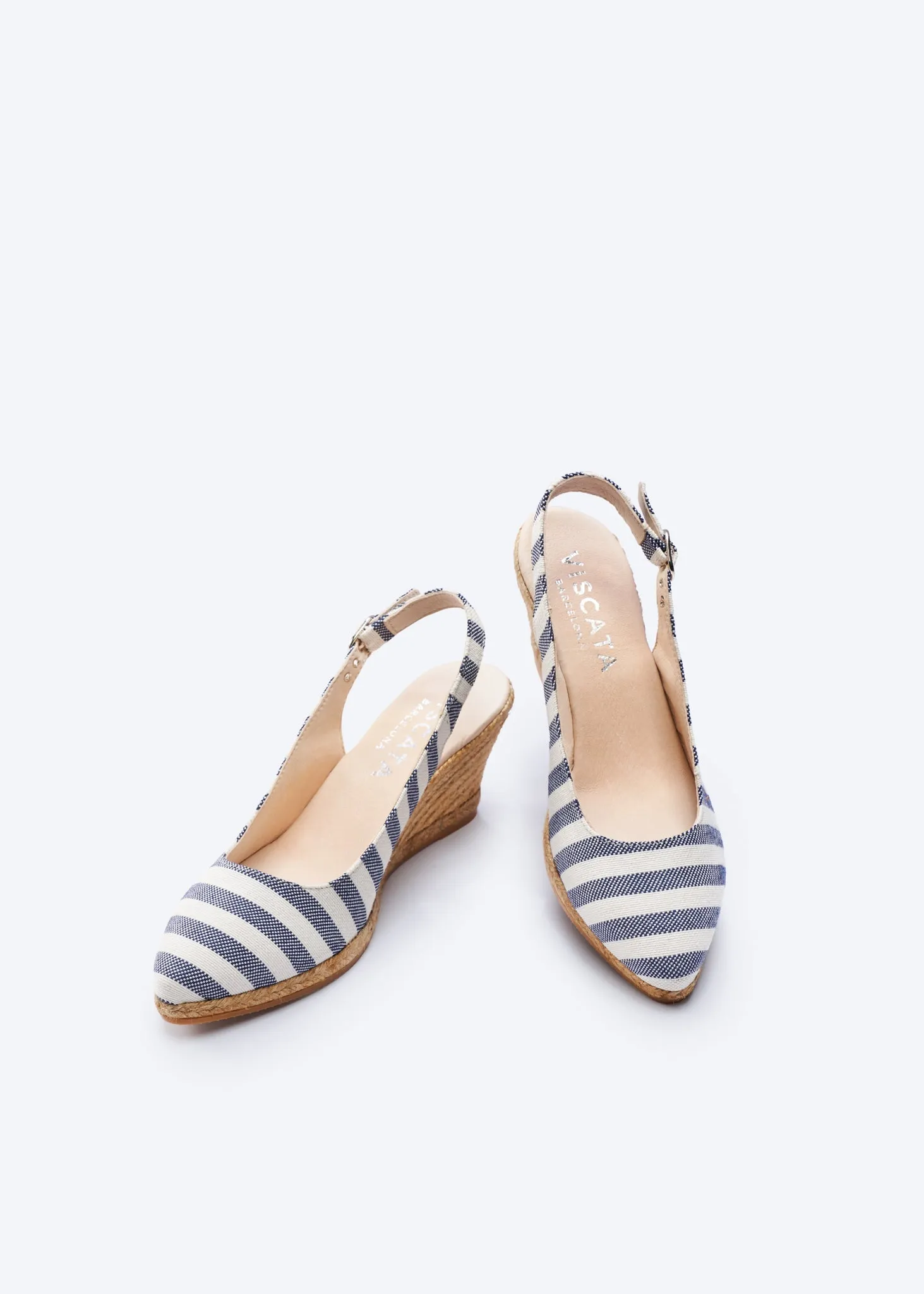 Palomera Limited Edition Canvas Espadrille Wedges by Viscata