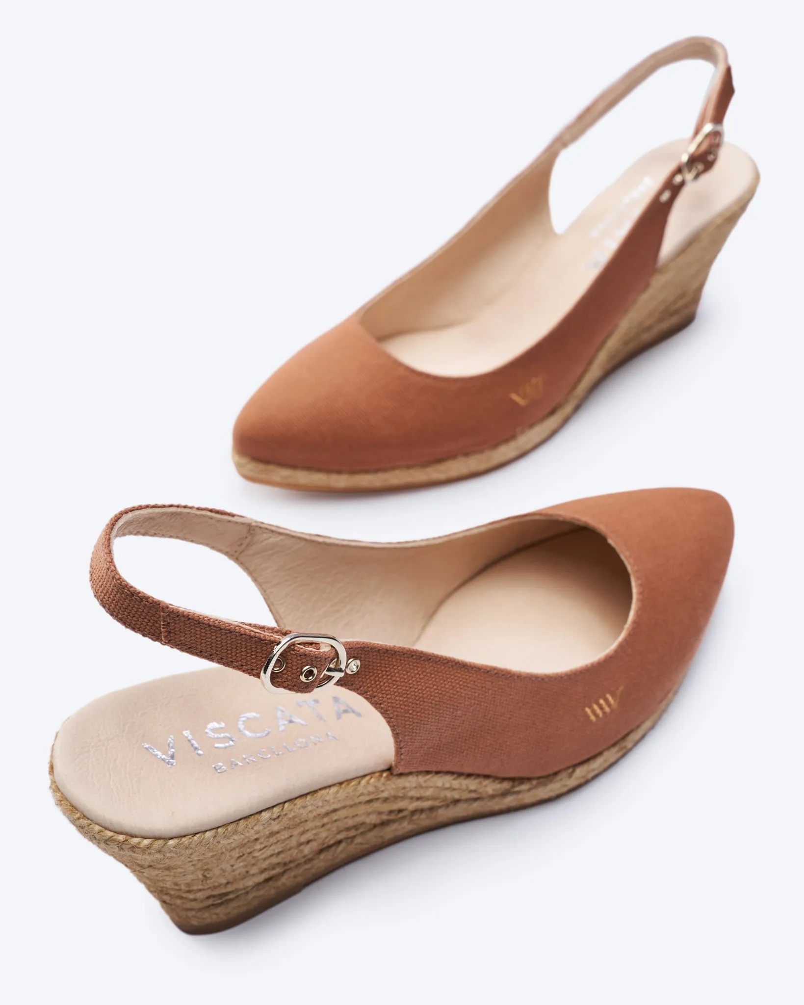 Palomera Limited Edition Canvas Espadrille Wedges by Viscata