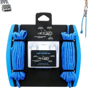 Praisety The Ultimate Outdoor Rope Adjuster Tensions: Heavy Duty Tightener & Rollercam, No More Knots Adjustable Cord Lock for Camping, Hiking, Boating, Backpacking
