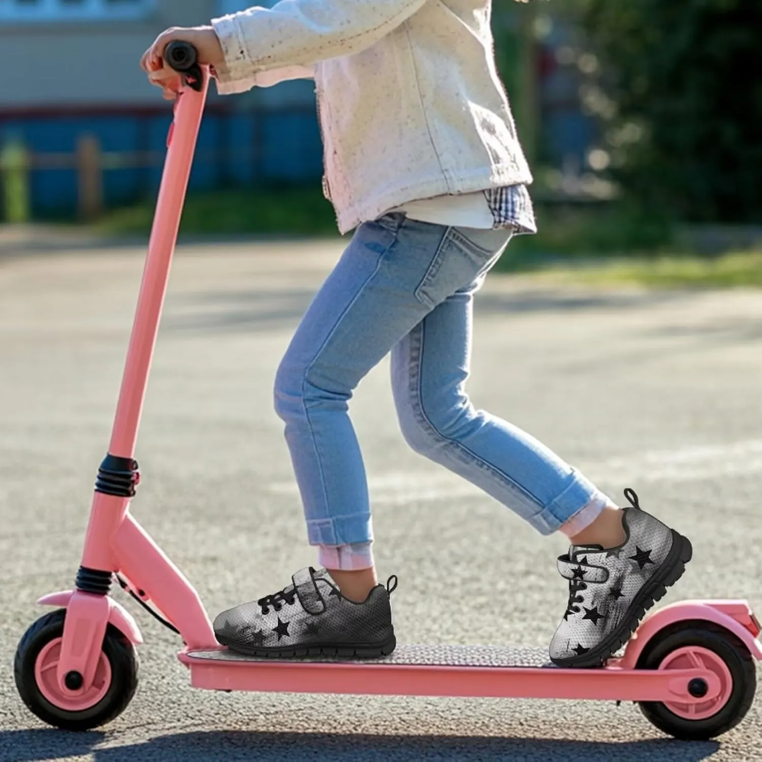 Print Shoes for Kids Boys Cute Shoes for Running Walking Slip On Shoes