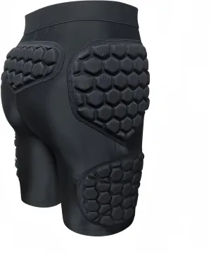 Protective Padded Shorts for Basketball, Impact Protection Athletic Underwear w/ Hip, Butt, Tailbone Padding