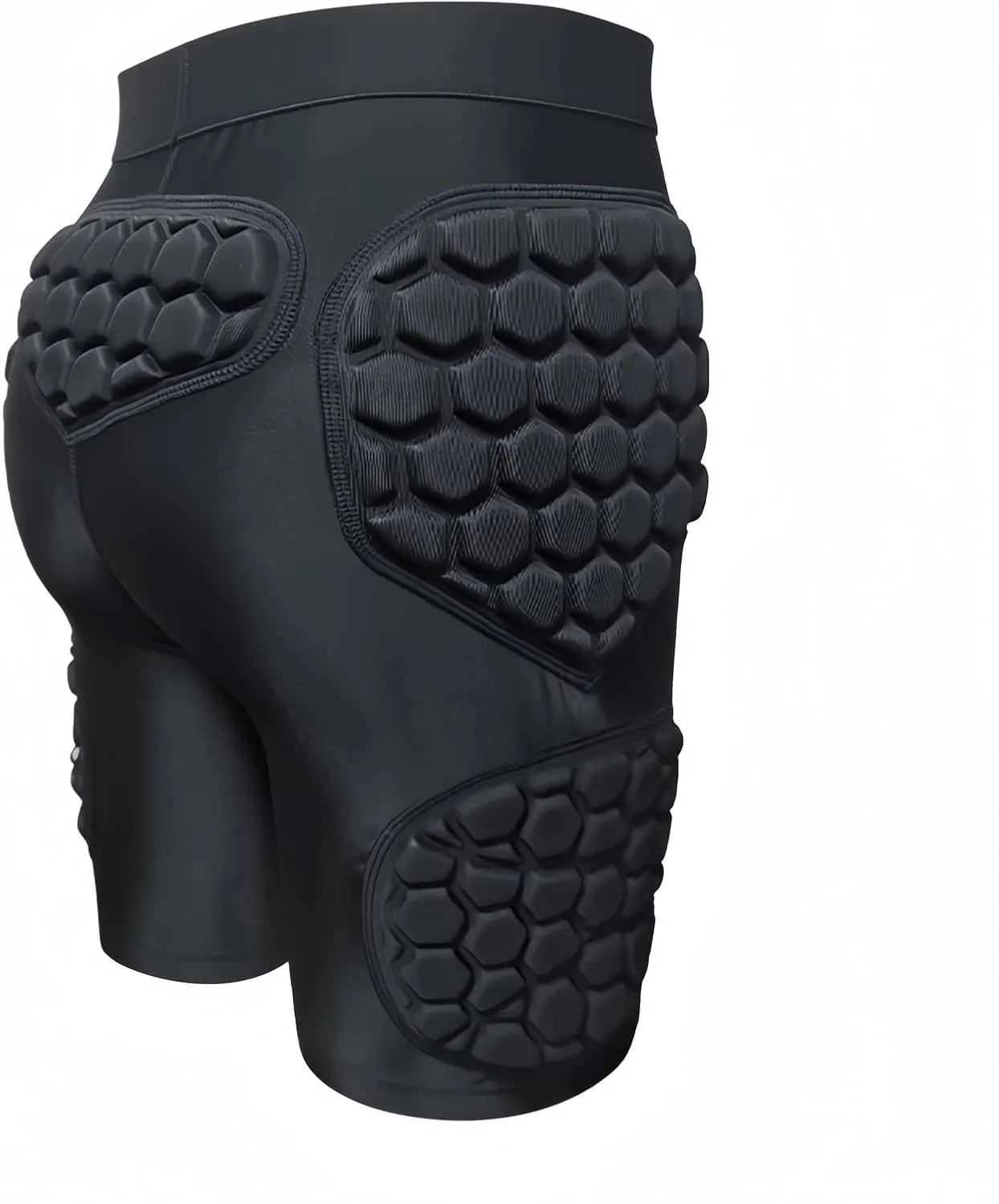 Protective Padded Shorts for Basketball, Impact Protection Athletic Underwear w/ Hip, Butt, Tailbone Padding