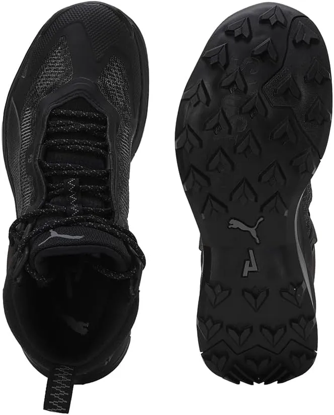 PUMA Explore Nitro Mid GTX Womens Hiking Trail Trainer Shoe Black/Grey