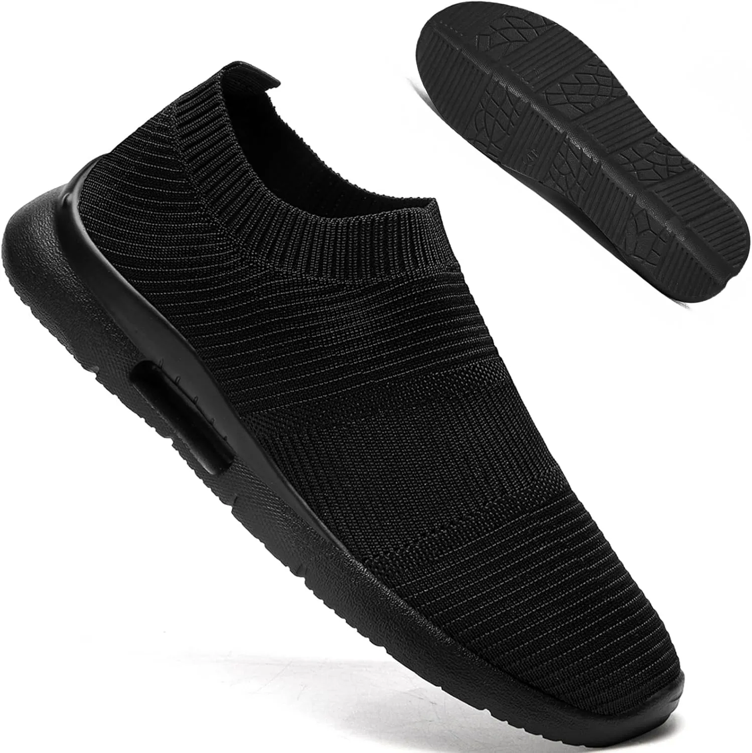 QIJGS Slip on Shoes for Men Running Tennis Athletic Gym for Men Mesh Lightweight Sports Fashion Workout Casual Sneakers