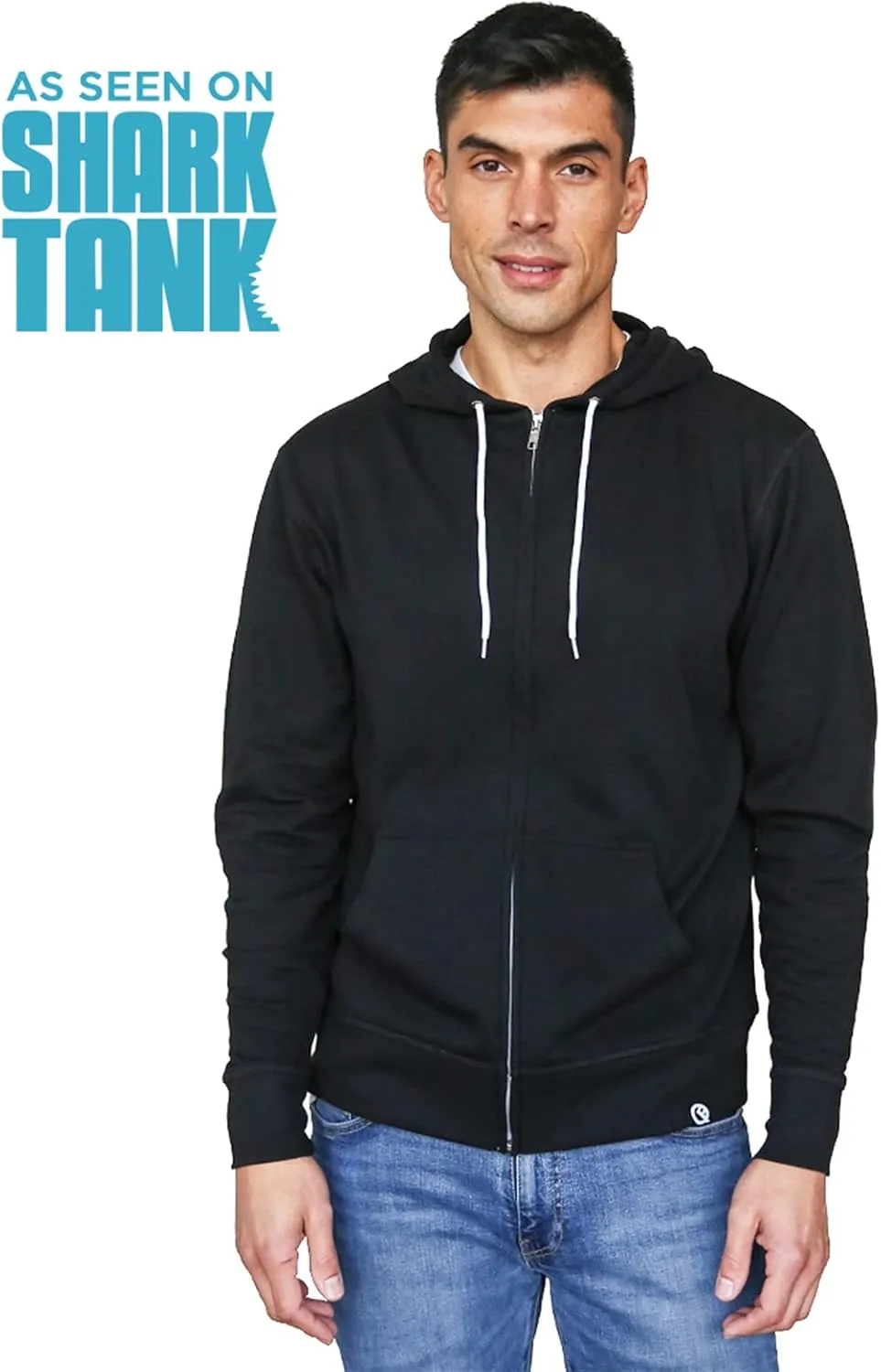 Quikflip 2-in-1 Reversible Backpack Hoodie (As Seen on SHARK TANK) Unisex Full-Zip Hero Hoodie Lite