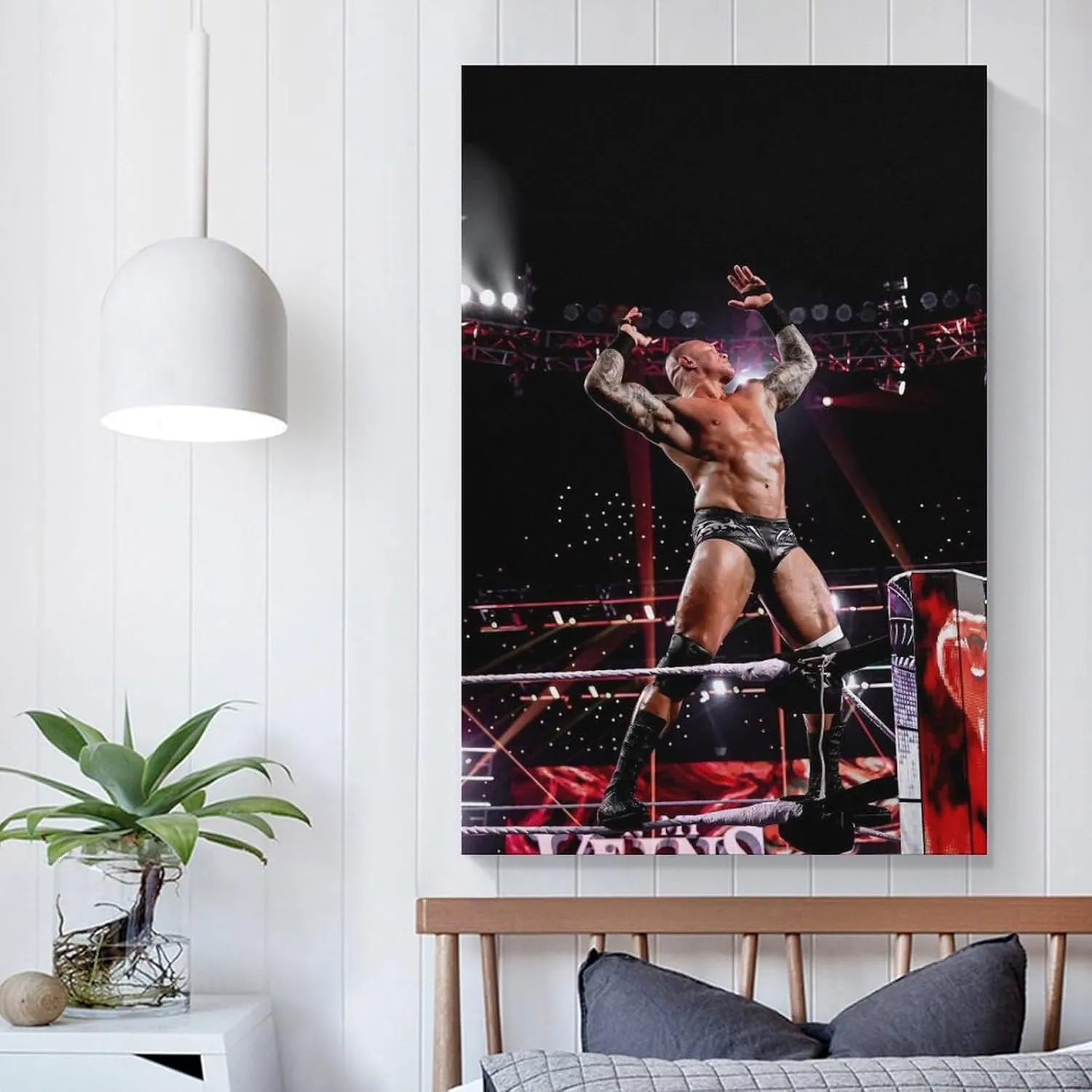Randy Orton Wrestler Wrestler Snake Canvas Poster (20) Artworks Canvas Poster Room Aesthetic Wall Art Prints Home Modern Decor Framed-unframed 12x18inch(30x45cm)